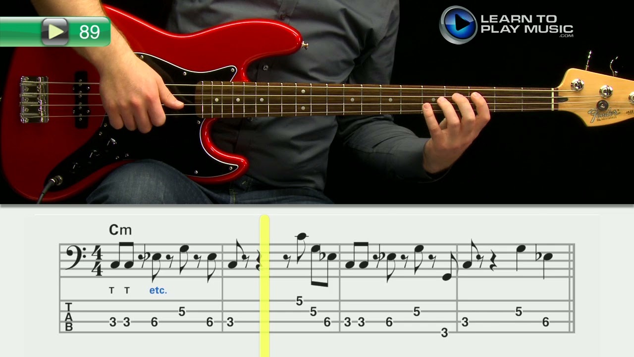 Ex089 - Beginner Slap Bass - Solo Mix