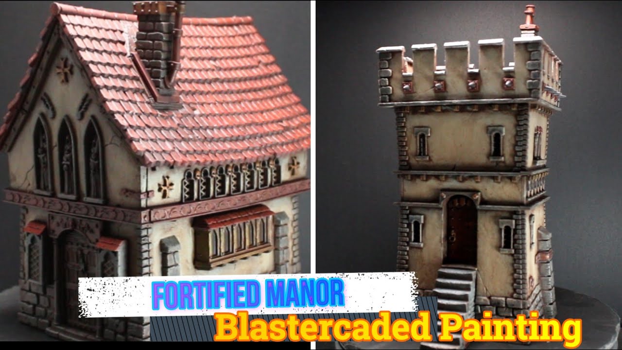 How to Paint The Fortified Manor of the Empire for Warhammer The Old World. Let's use some NEWSH!