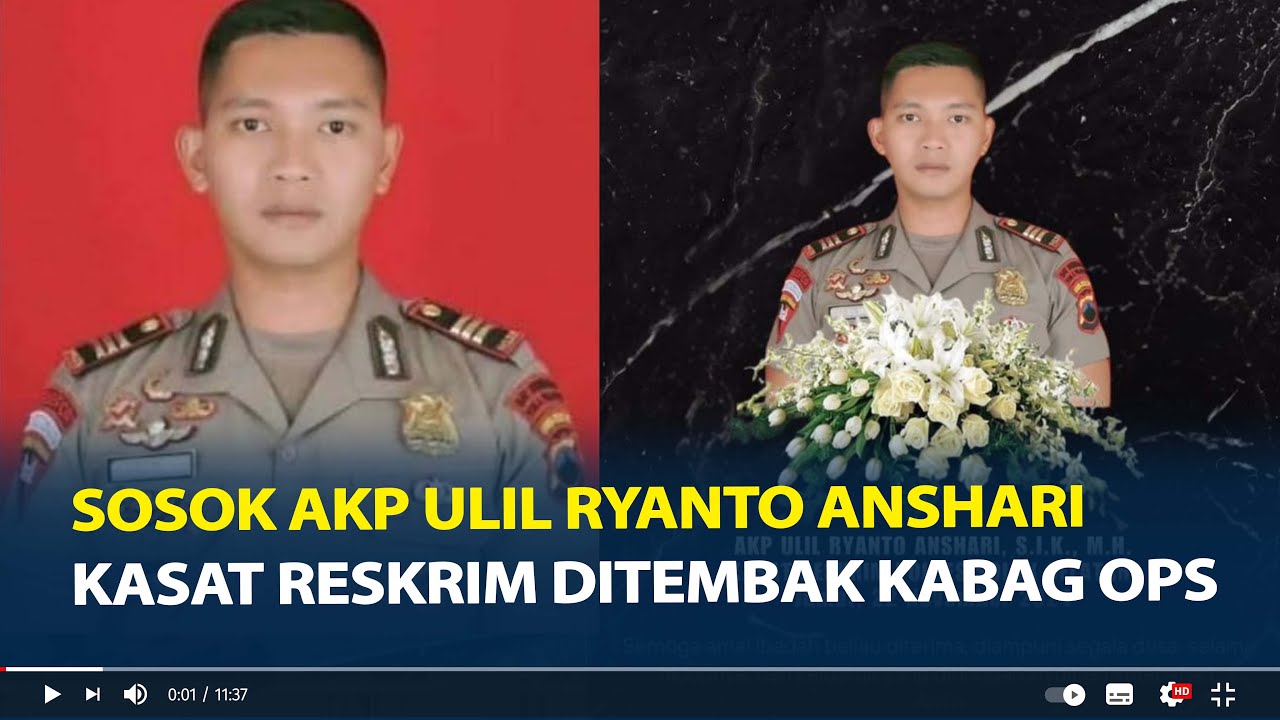 Sosok Akp Ulil Ryanto Anshari, Kasat Reskrim Polres Solok Selatan Tewas Ditembak Kabag Ops