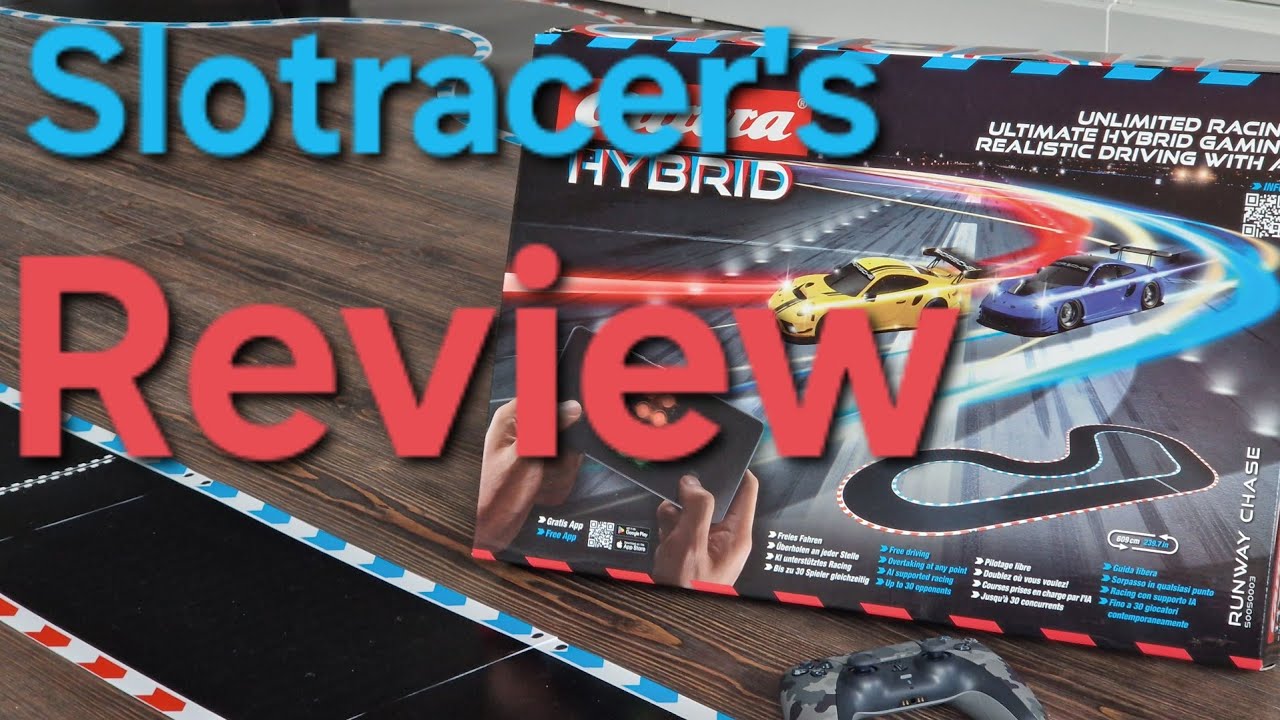 Carrera Hybrid - What is it? how does it compare to slot racing? Let's play! (English)