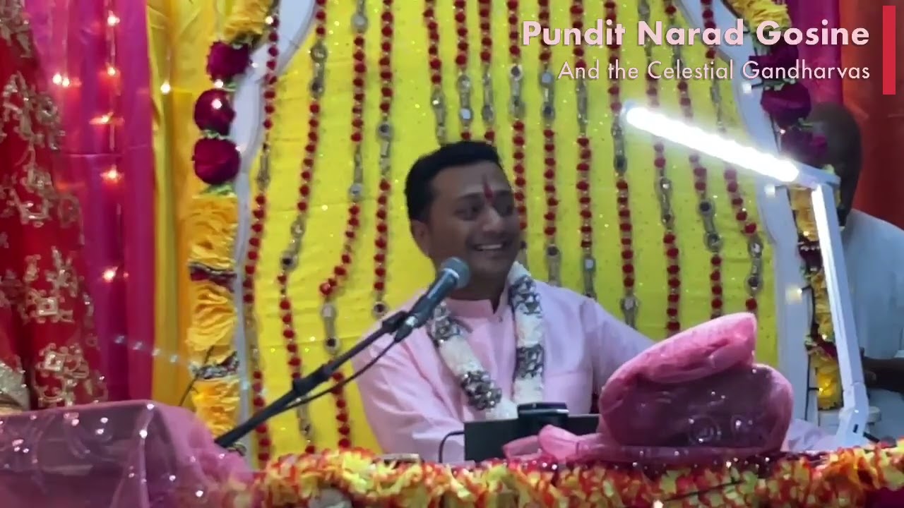 2nd Night of Nauraatri Yajna at New Hope Mandir, EBD, Guyana.
