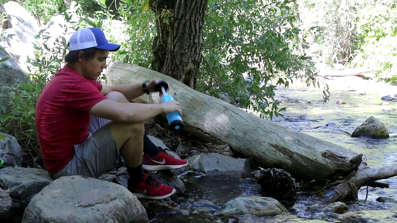 Hydroblu Clear Flow Water Bottle and Filter Combo