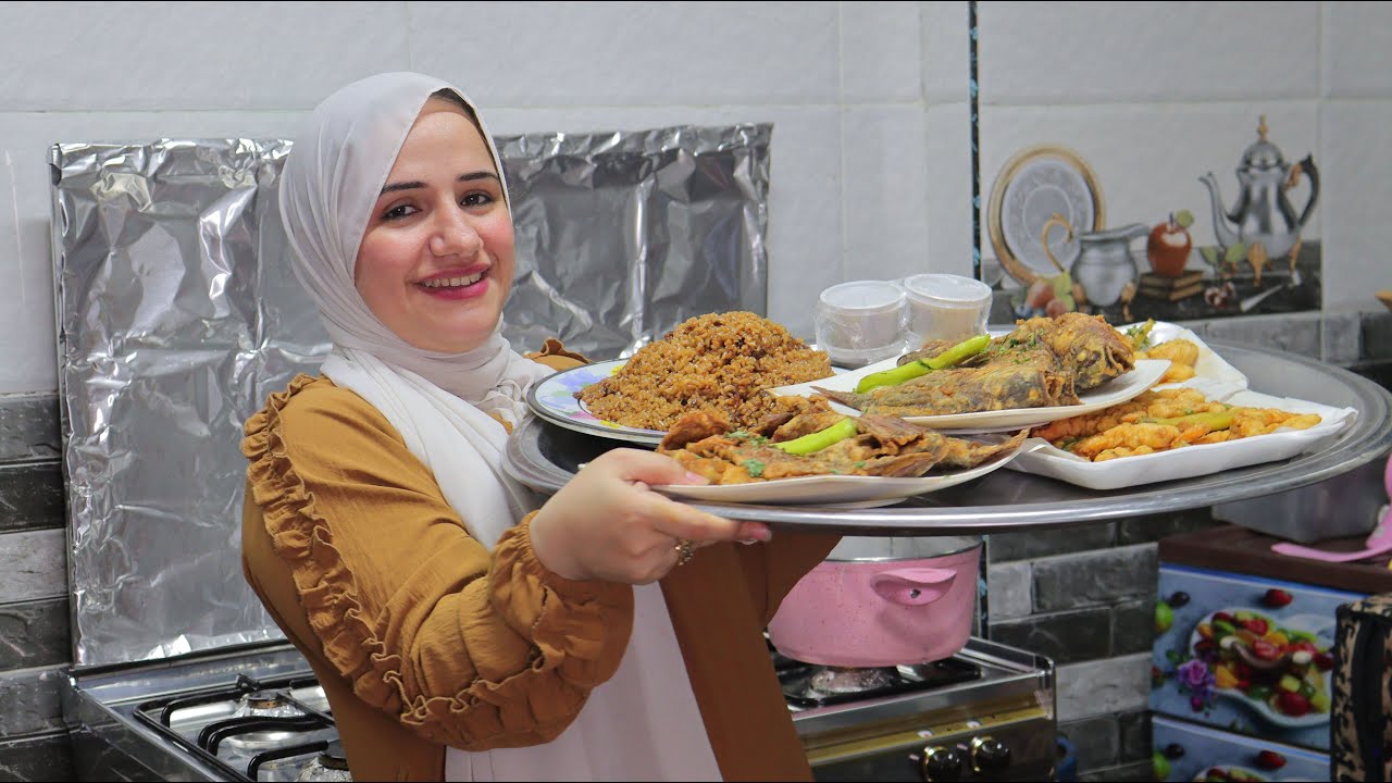 صحيت النهارده علي المغرب لكن لحقت نفسي وعملت اجمل غداء لاولادي 😍