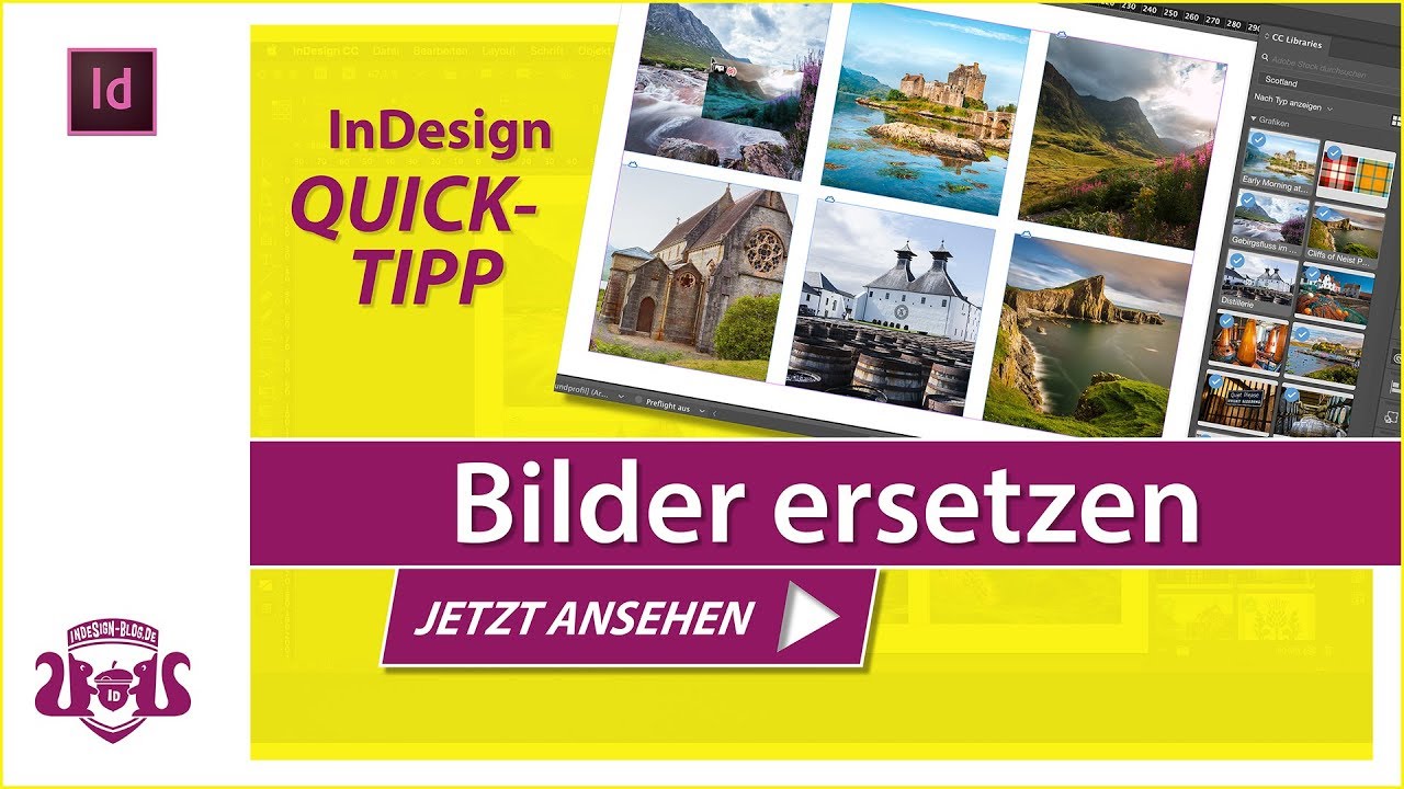 Bilder ersetzen – InDesign QUICK-TIPP