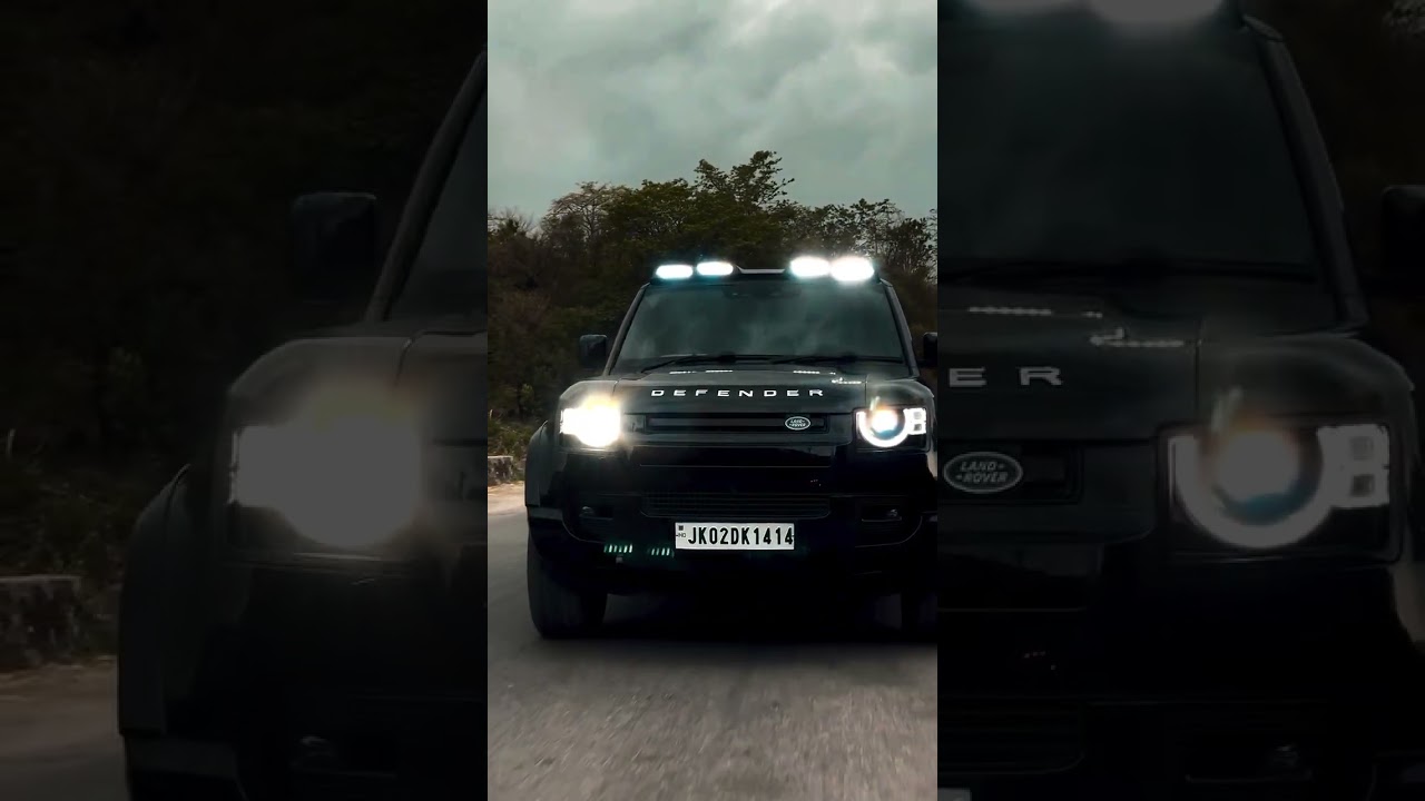 🖤 #rangerover #landrover #defender #l663 #defender110 #blackedout #cars #defenderocta #jammu