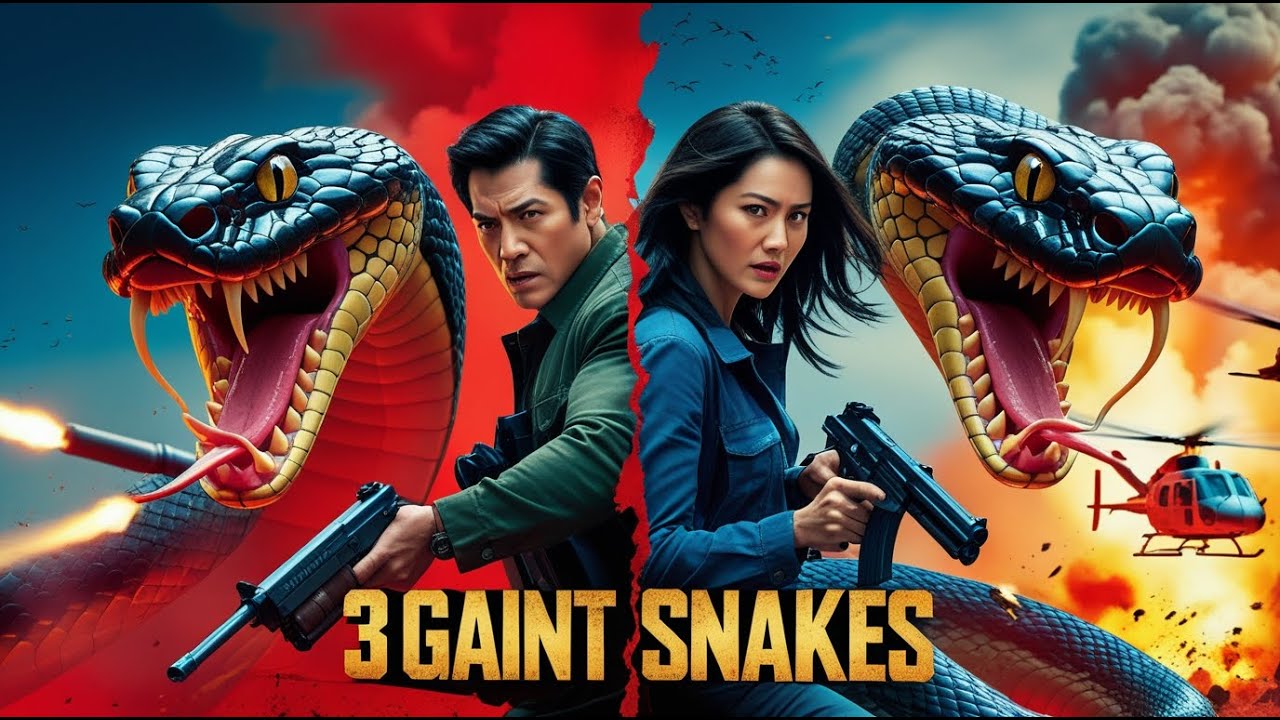 SHOCKING: 3 Giant Snakes Fight in Deep Forest 