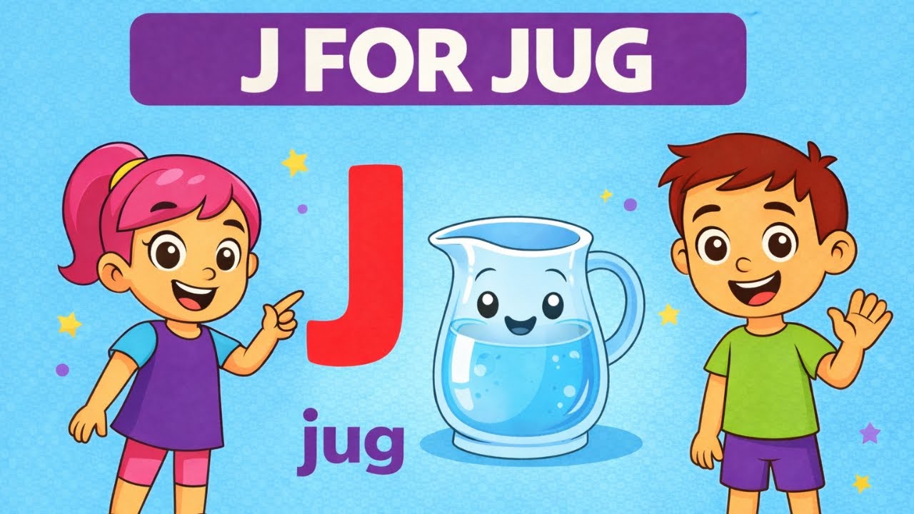 J for Jug🏺 | Alphabet Learning for Kids | Mimi & Smart Kid