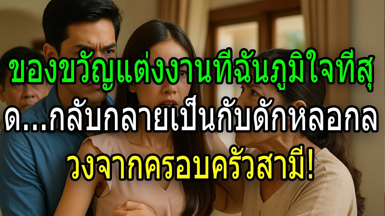 ของขวัญแต่งงานที่ฉันภูมิใจที่สุด...กลับกลายเป็นกับดักหลอกลวงจากครอบครัวสามี!