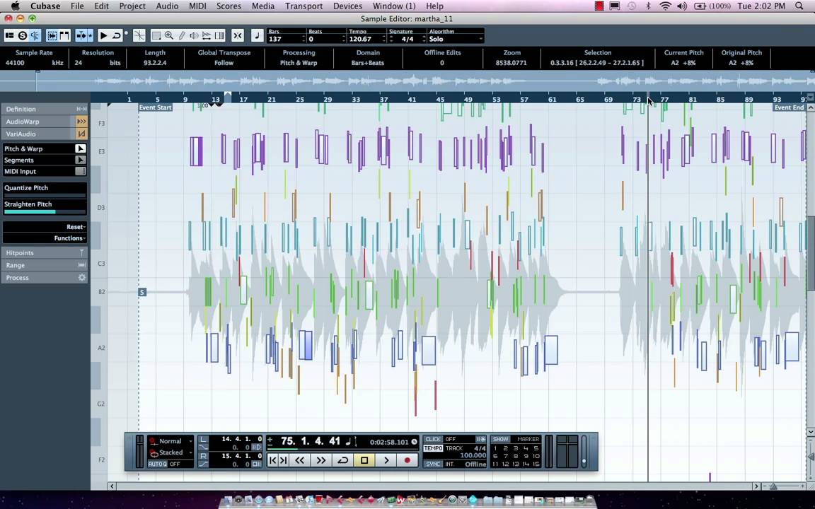 Vocal Tuning with Pitch Correct and Vari Audio in Cubase and Nuendo