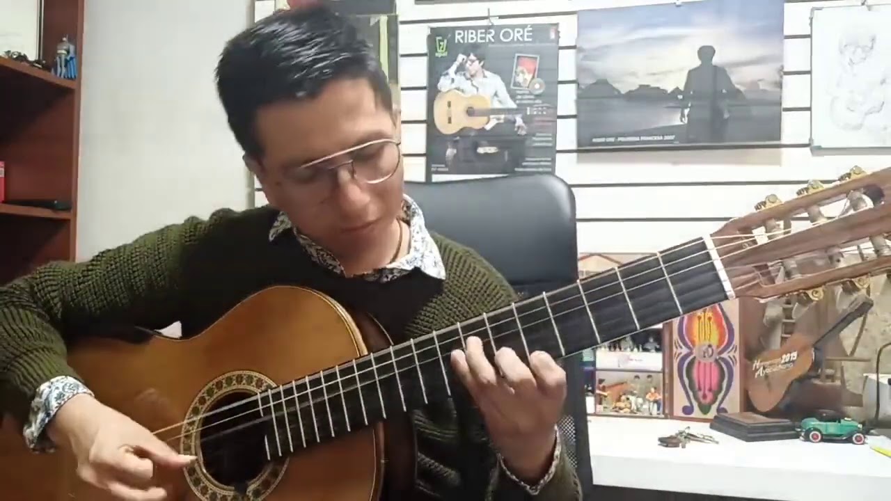 Flor de Retama - version guitarra solista RIBER ORÉ #SUSCRIBETE