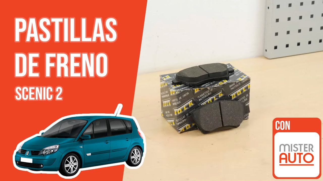 Cómo cambiar las pastillas de freno delanteras Scenic 2 🚗