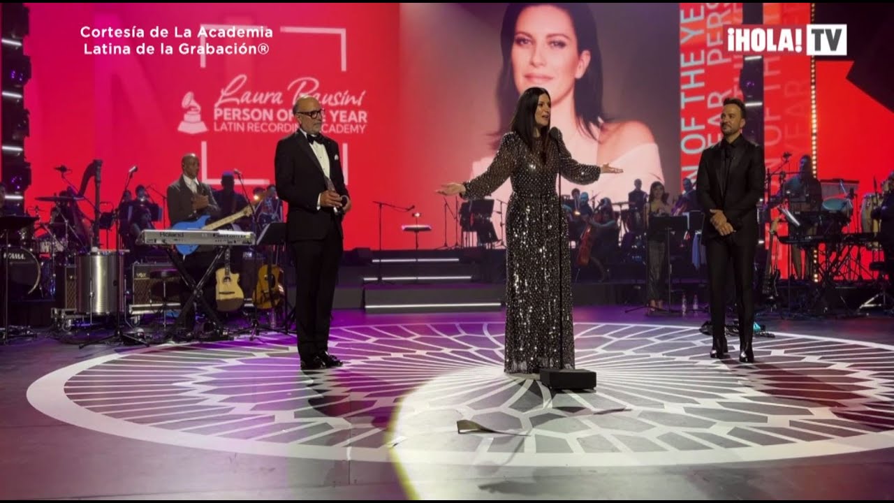 Laura Pausini se emociona en su homenaje como Persona del Año en los Latin Grammys 2023 | ¡HOLA! TV