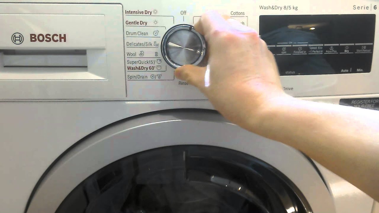 Review on Bosch washer dryer series 6