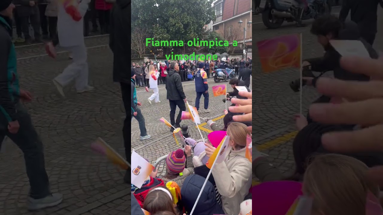 Fiamma Olimpica a Vimodrone (MILANO)