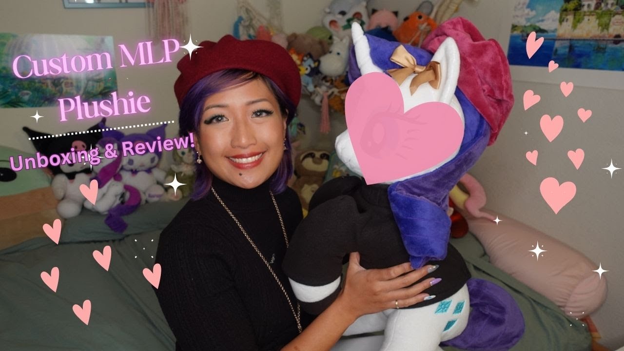 Custom My Little Pony Plushie Review and Unboxing |  Epic Rainbow Crafts