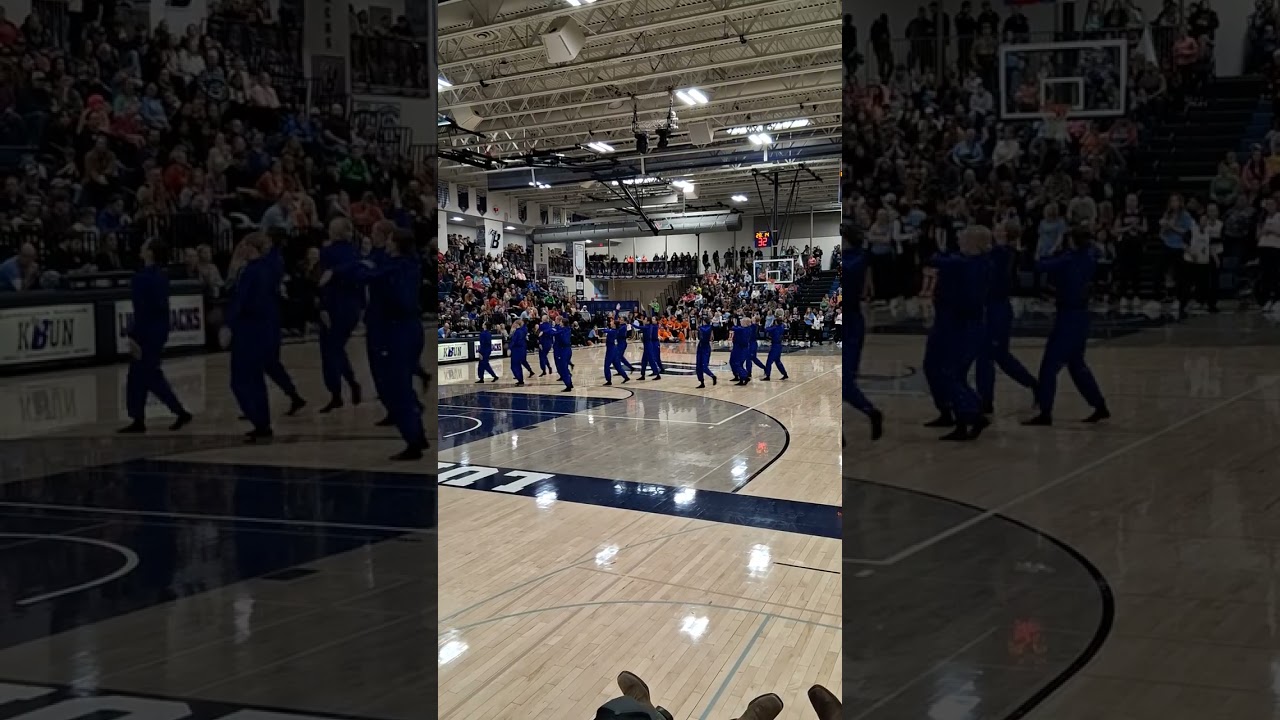 Half time show of bemidji mn dance team for special Olympics 
