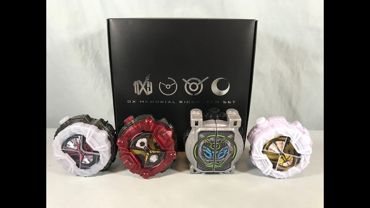 Kamen Rider Zi-O Premium Bandai DX Memorial Ridewatch Set Review