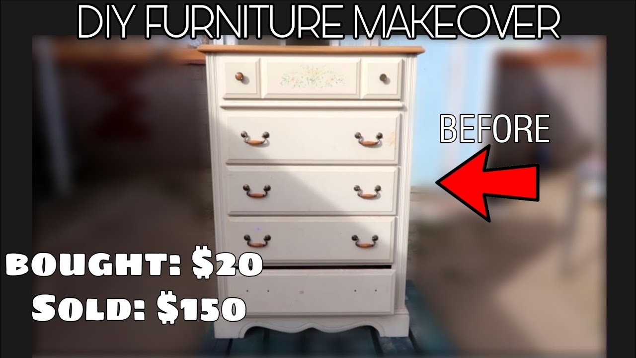 DIY Flipping A Dresser With A Budget For Beginners - Flipping Furniture For a Profit