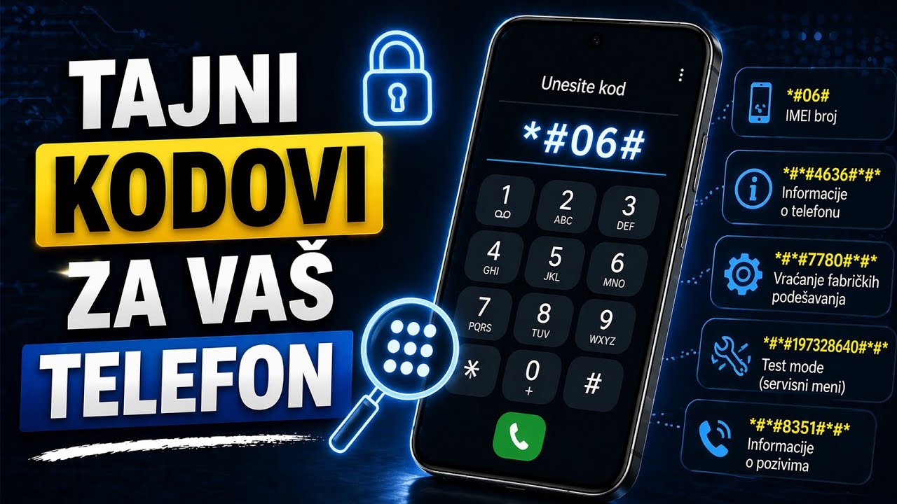 Tajni kodovi za va&scaron; mobilni telefon!