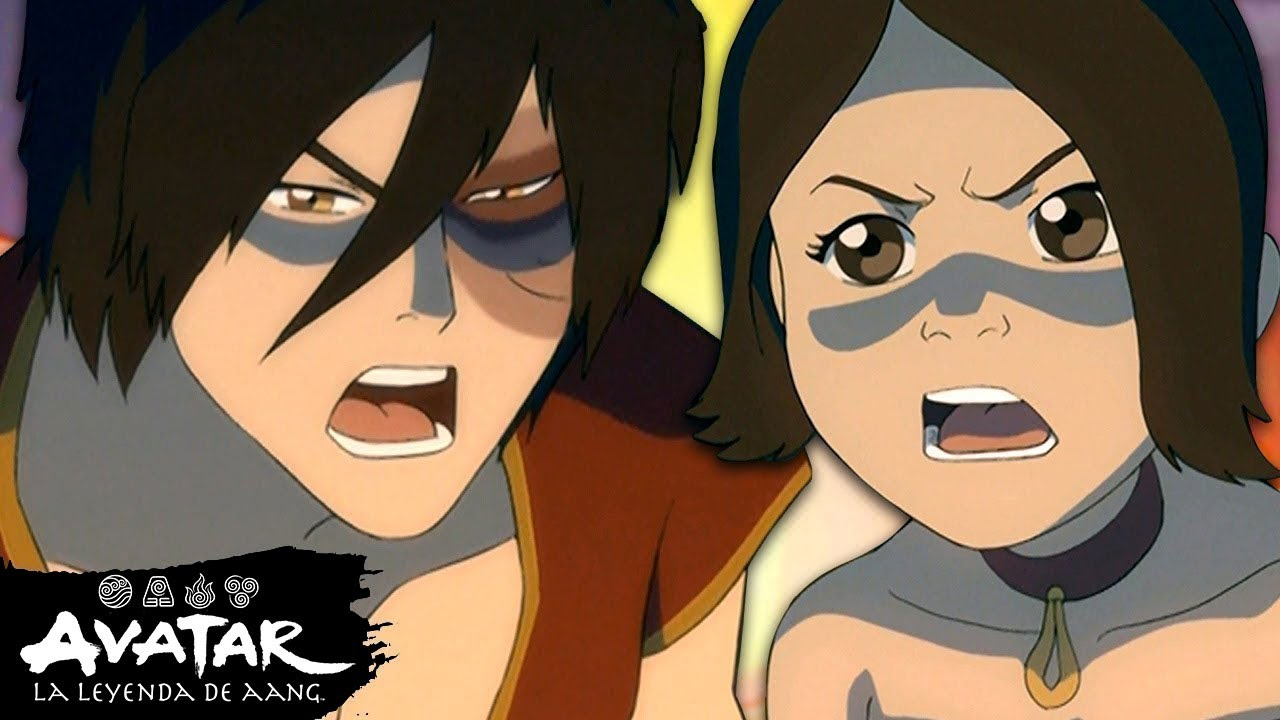 Zuko, Azula, Mai y Ty Lee revelan secretos de la infancia 🏝 | Escena completa | Avatar