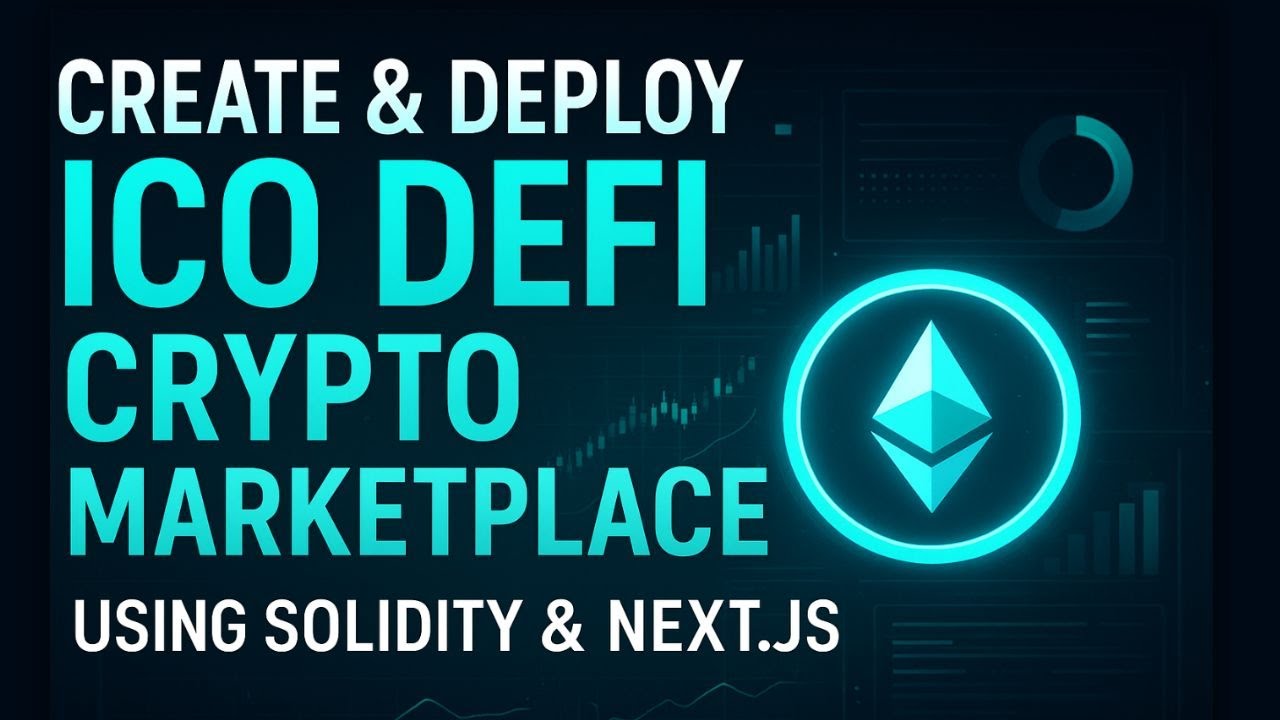 Create & Deploy ICO DeFi Crypto Marketplace Using Solidity & Next.js | Full Blockchain DeFi DApp