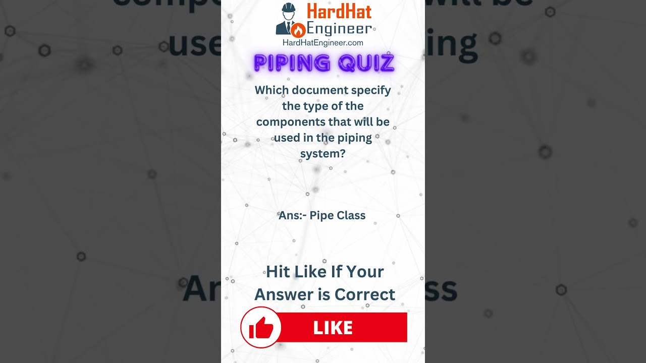 Piping Interview Question-11 (What is used to change direction & reduce the size of the pipeline?)