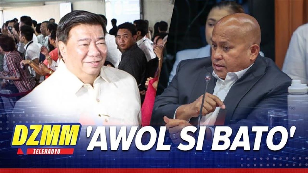 AWOL si Bato; pagputol sa benepisyo nasa Senado - Drilon | DZMM Teleradyo