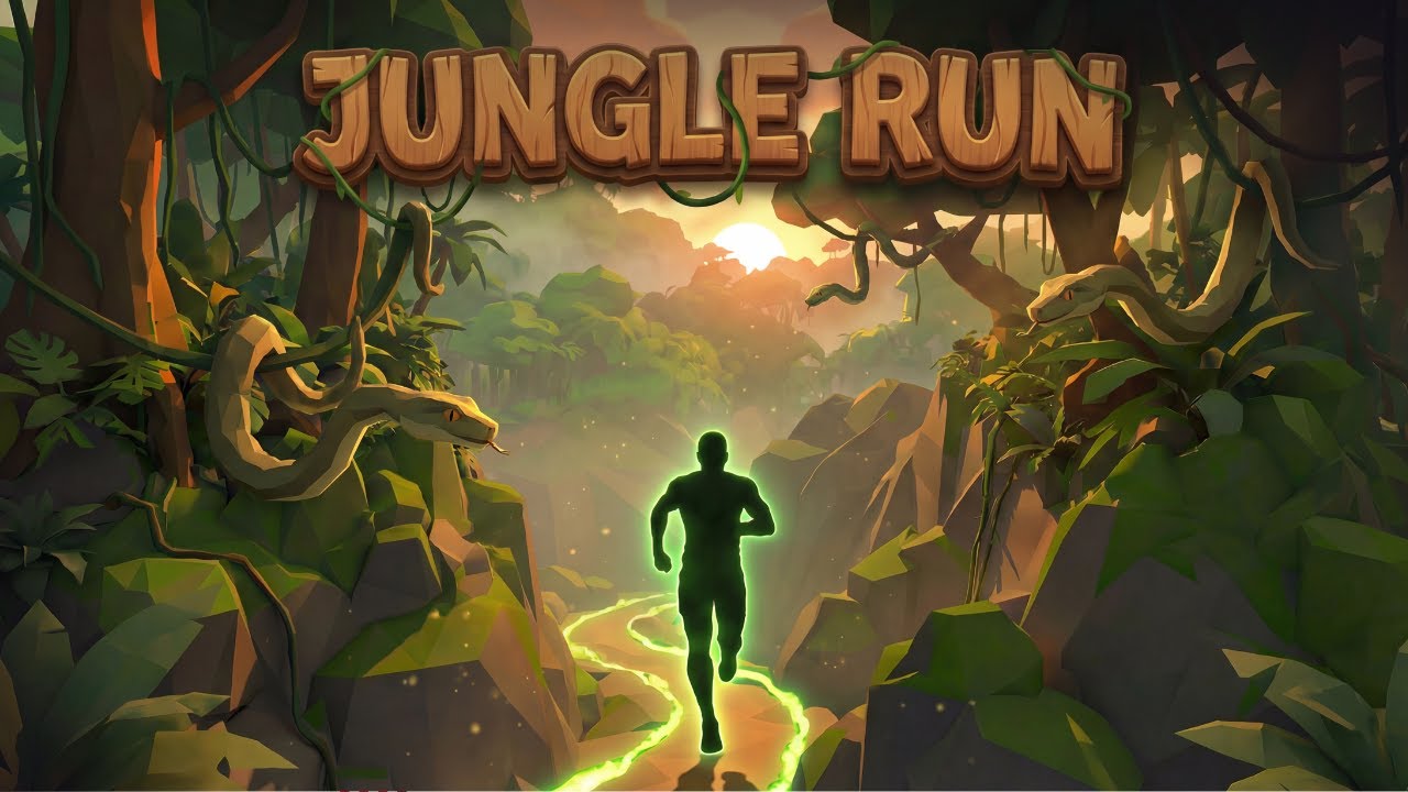JUNGLE RUN Immersive Interactive Warm Up 🌴 | Level Up Parkour | Viral Interactive Game