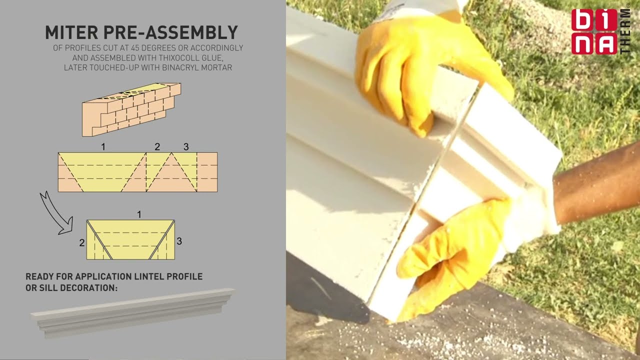 INSTALLATION OF EPS FOAM MOULDINGS | BAUTHERM | WhatsApp +908503400228 | export@bau-grup.com