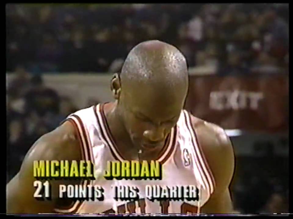 MICHAEL JORDAN: 52 pts vs Charlotte Hornets (1993.03.12) HD