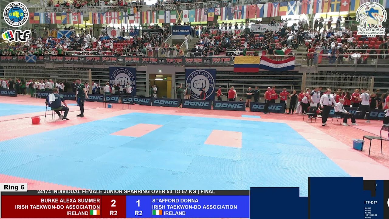 2025-10-08   am   Ring 6   ITF Taekwon-Do World Championships