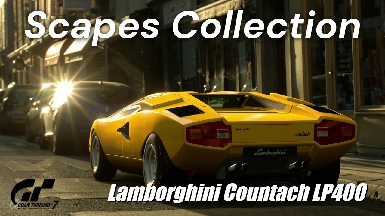 GT7 Scapes Collection 【Lamborghini Countach LP400】