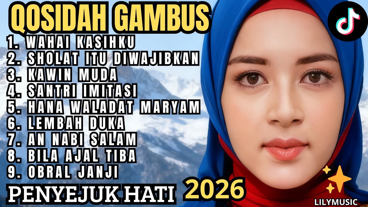 PALING ADEM DI HATI ❤️ QOSIDAH GAMBUS MERDU LAGU VIRALL PENYEJUK HATI || ENAK DI DENGAR DIKALA PUASA