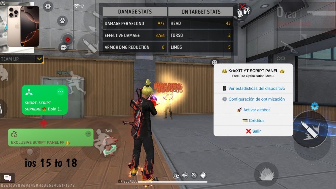 FREE FIRE IOS PANEL FOR FREE 📲 || 99 % AIMBOT|| ANTIBAN ✅