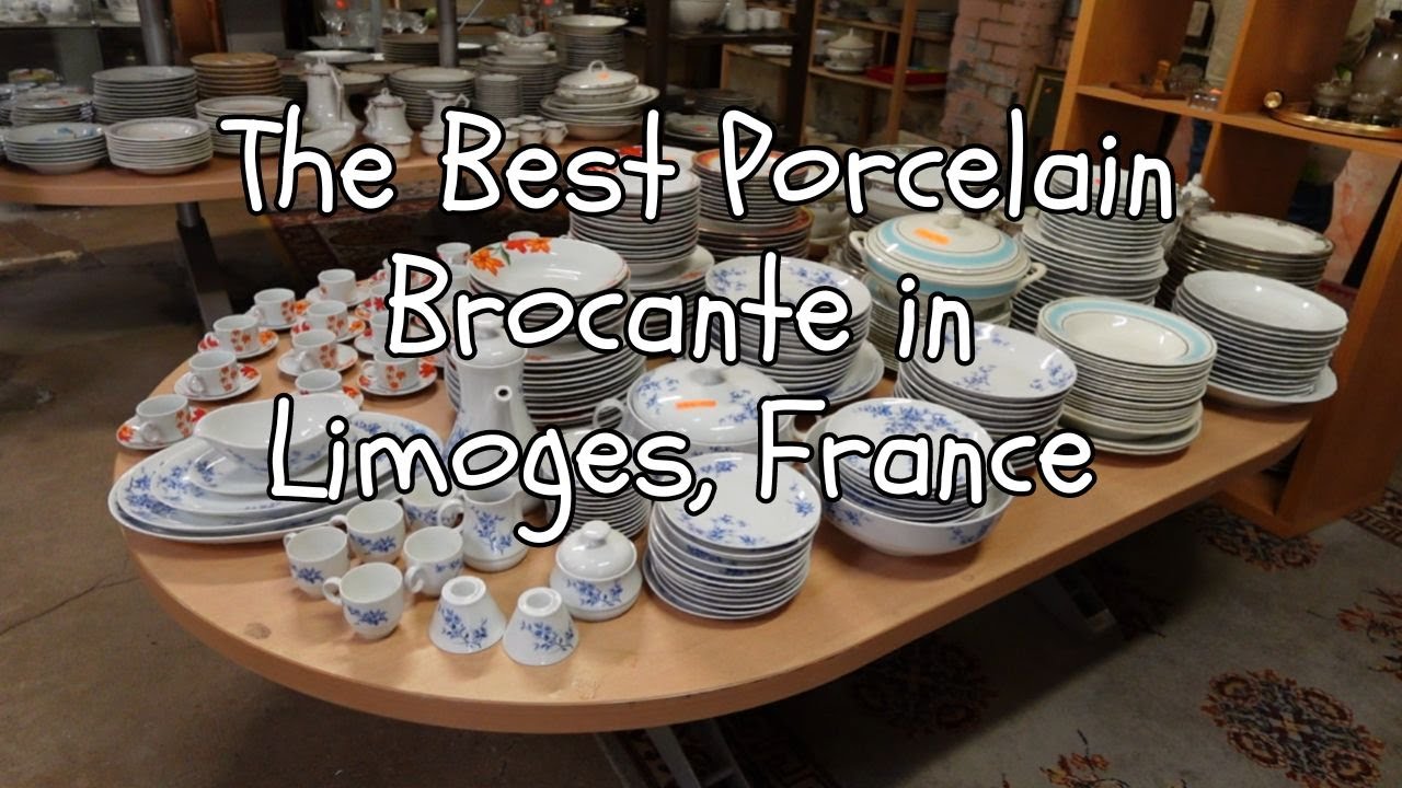 The Best Brocante to Find Porcelain in Limoges, France. Also, Cathédrale Saint-Étienne de Limoges