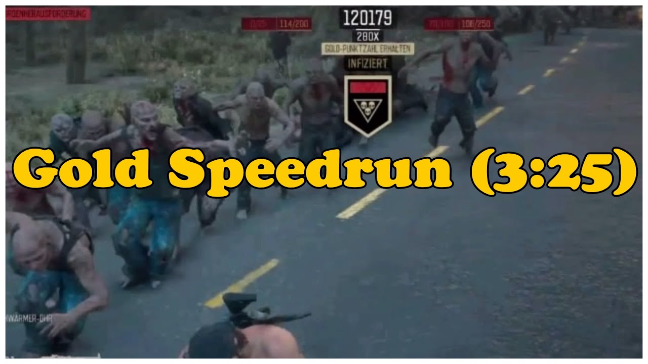 Days Gone Infested easy Gold Rank Speedrun (3:25 ) complete Run Horde Challenge Week 7 Gameplay