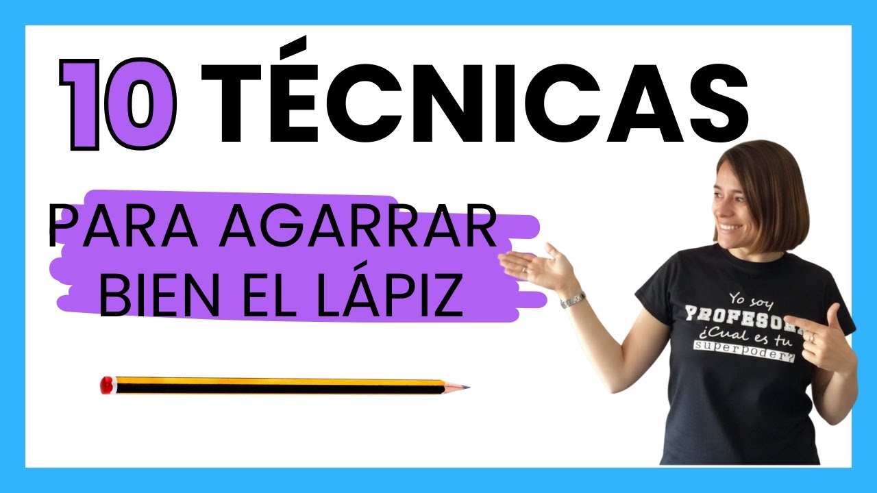 Técnicas para coger bien el lápiz | Mejora de la escritura | Material profesional.