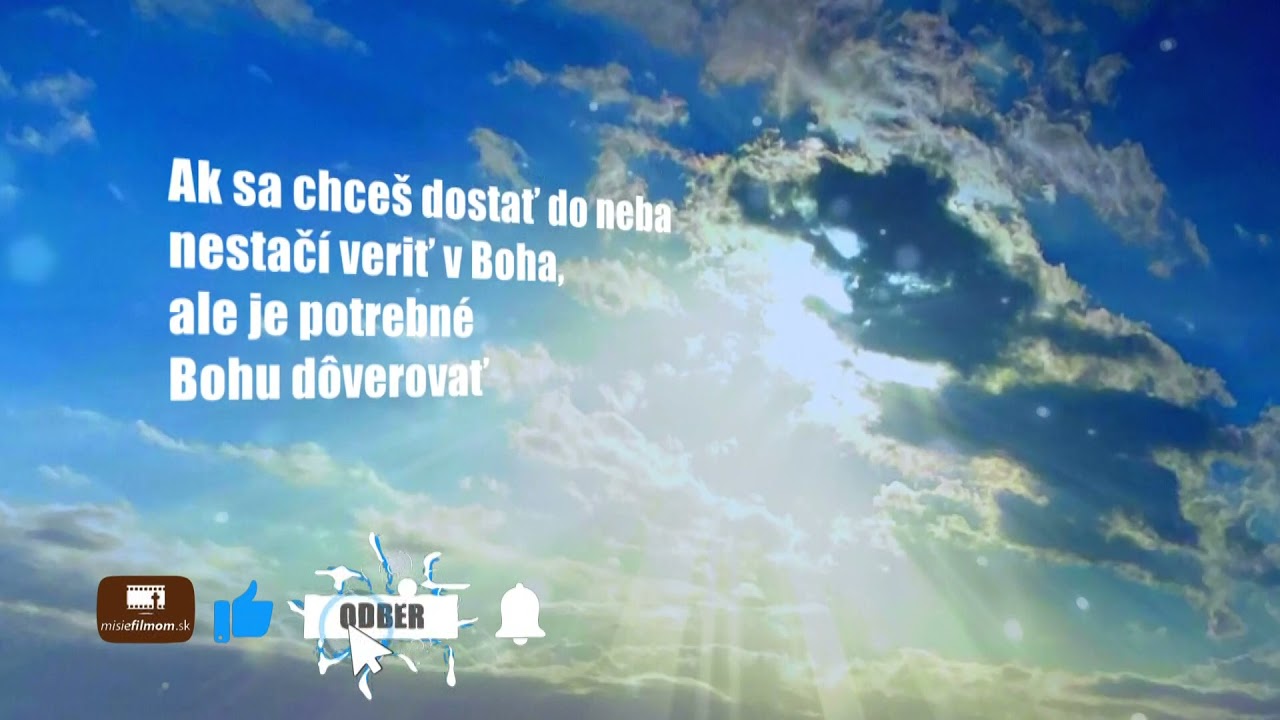 Stač&iacute; veriť v Boha?