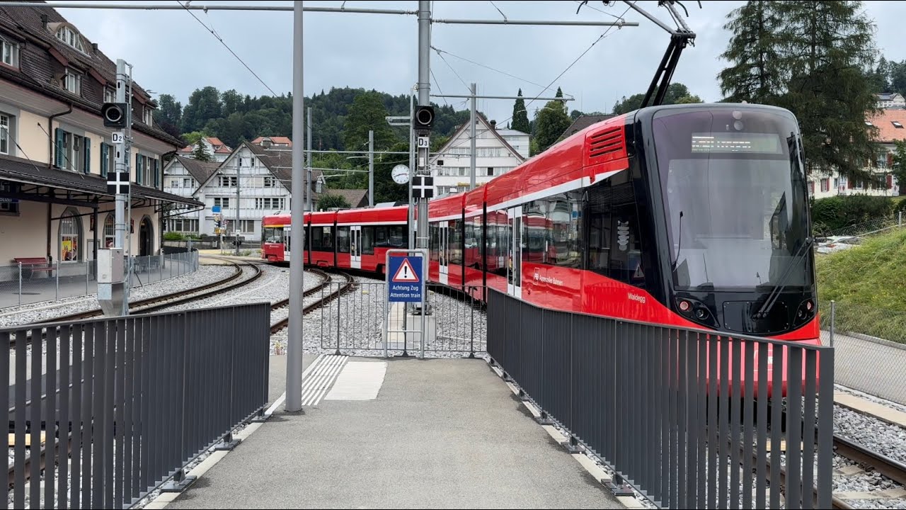Bahnverkehr in Teufen AR (13.07.2024)