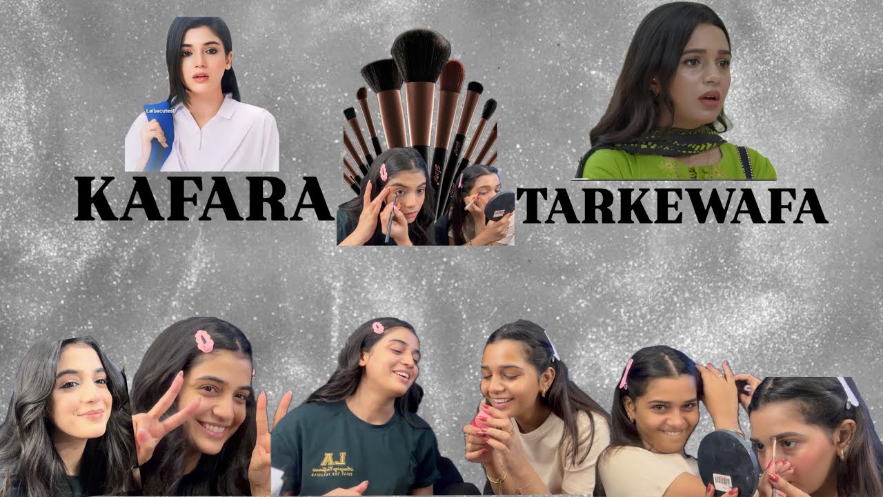 Recreating sitara’s and haya’s look (tark-e-wafa, kaffara)