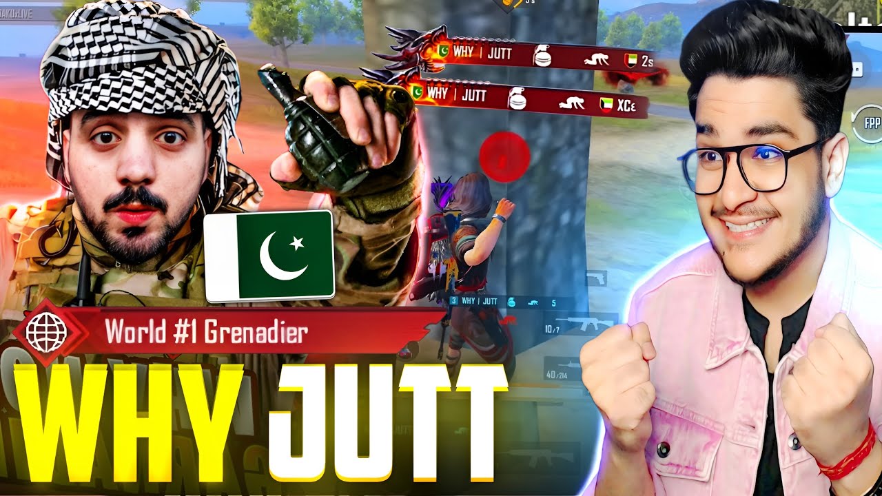 WORLD’S #1 GRENADIER @WHY JUTT EXPOSED? JUST KILLING IT WITH HIS GOLDEN HAND NADES | REACTION