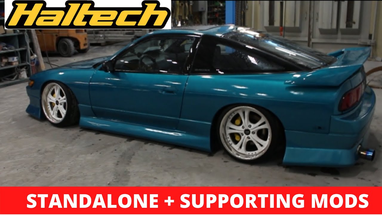 HALTECH ECU INSTALL ON MY BIG TURBO RB20 240SX (PART 2)
