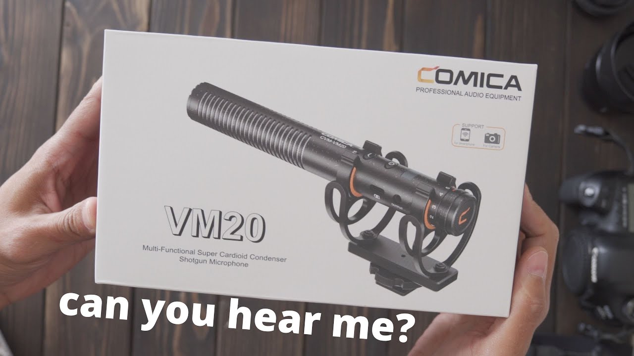 The Comica VM20 a compact shotgun microphone!