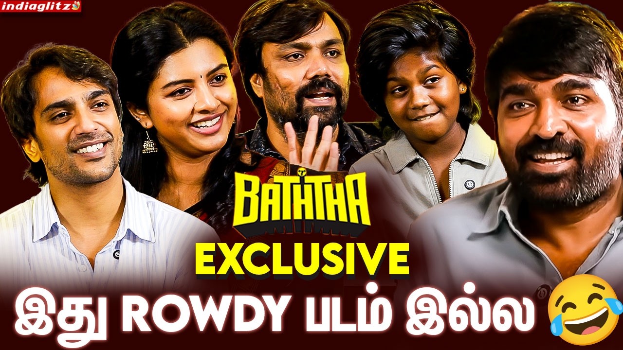 Vijay Sethupathi Sir Tom 🐱 நான் Jerry 🐭 Baththa Team Fun Interview | Balaji Tharaneetharan, Atlee