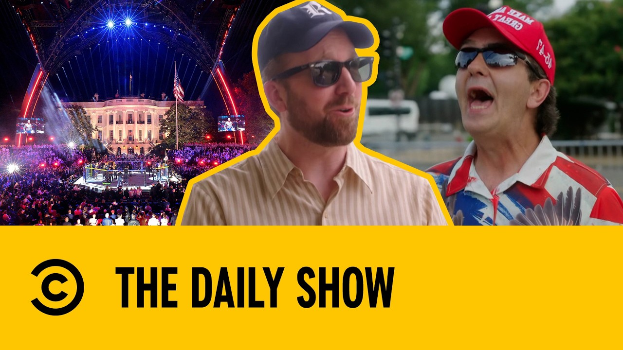 Jordan Klepper Reports from Trump's UFC Birthday Celebration at White House | The Daily Show