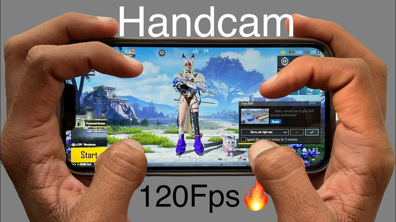 iPhone 13 Pro 120Fps Handcam Test Smooth Gameplay Pubg Mobile