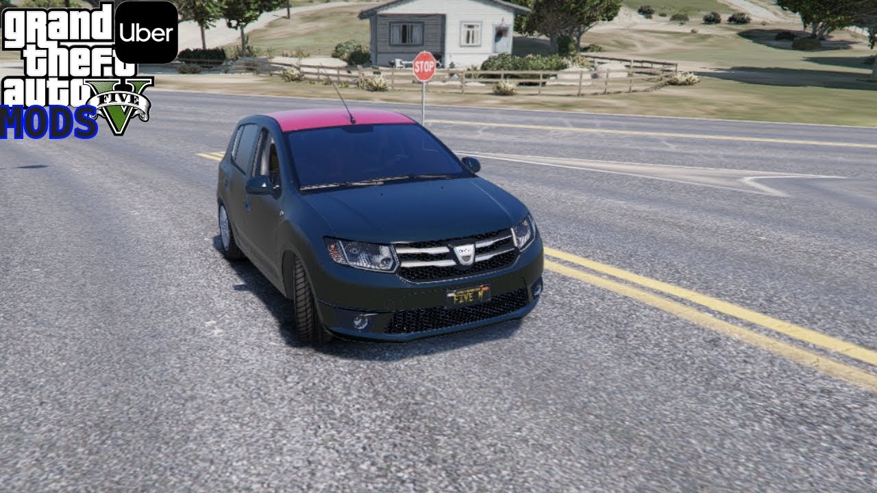 GTA 5 MODS  VIDA DE UBER IMERSÃO REALISTA PEGAMOS O DACIA SANDERO 2014