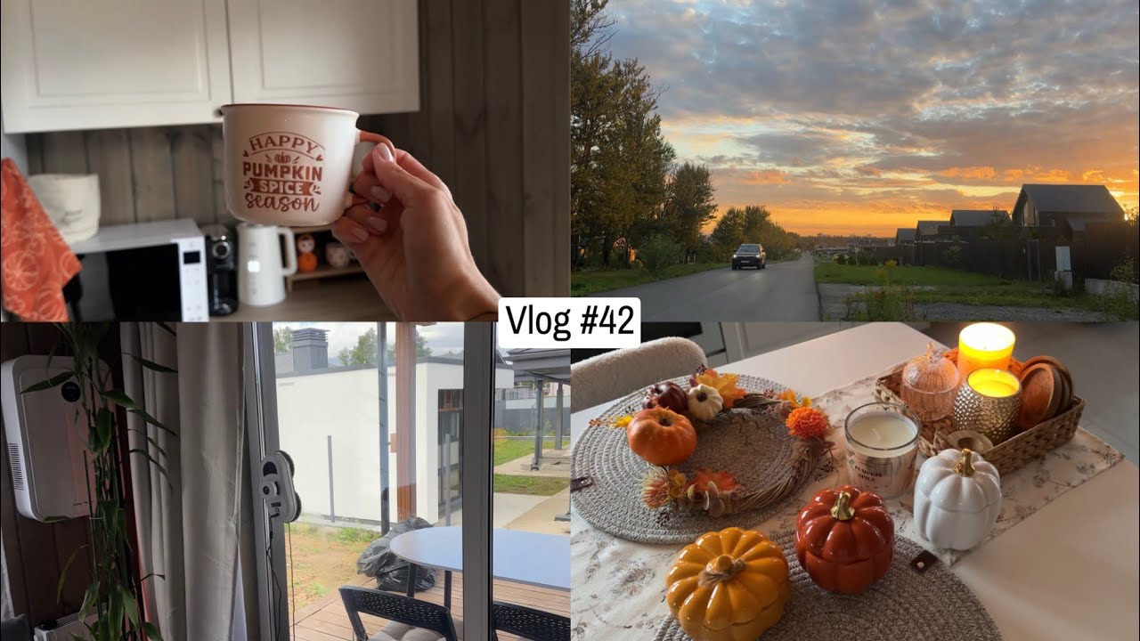 Vlog: Украшаю дом к осени, порядок и уборка в доме, покупки и декор, новая мебель, наш застройщик.