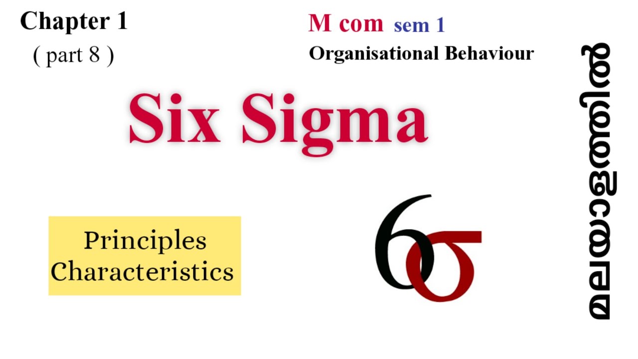 Six Sigma/ Organisational behaviour/Mcom / Finance/ Japanese Management System