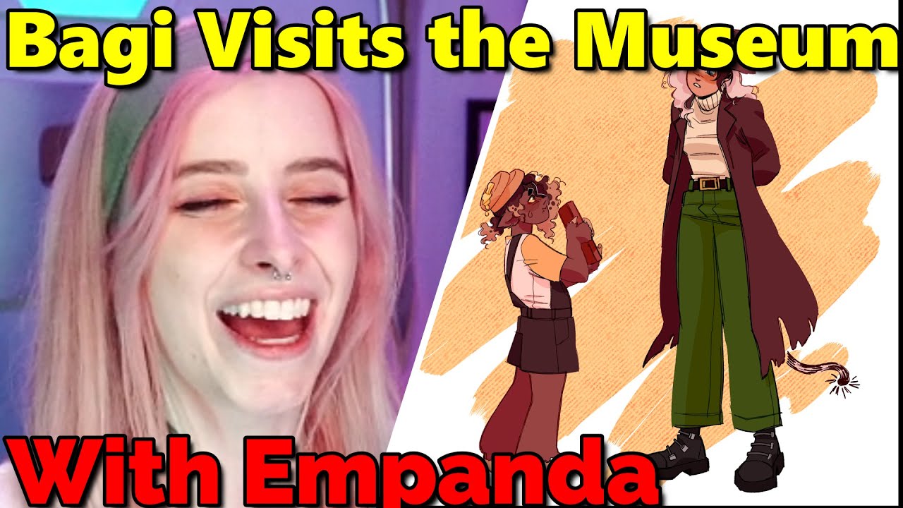 Bagi Visits the NEW Fanart with Empanada on QSMP Minecraft